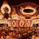 animal-themed merry go round