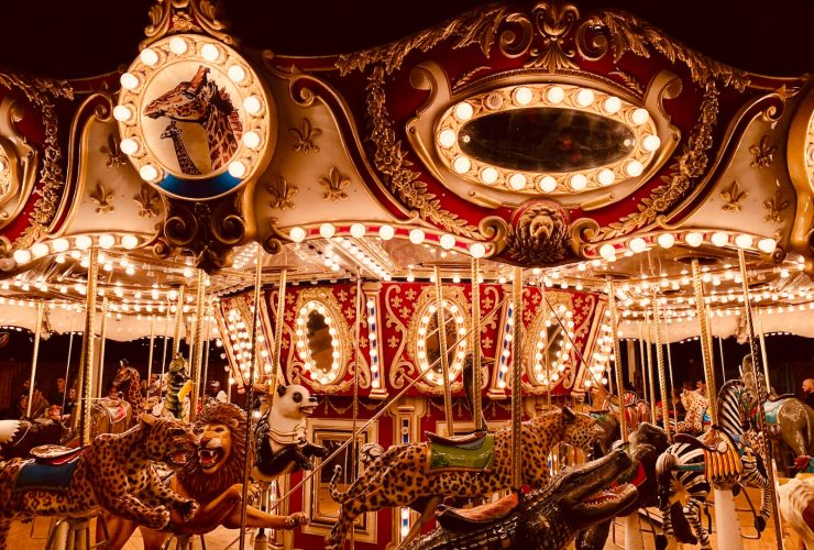 animal-themed merry go round