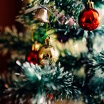 bauble balls hang on christmas tree