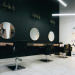 black and silver bar stools
