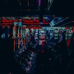 multicolored casino interior